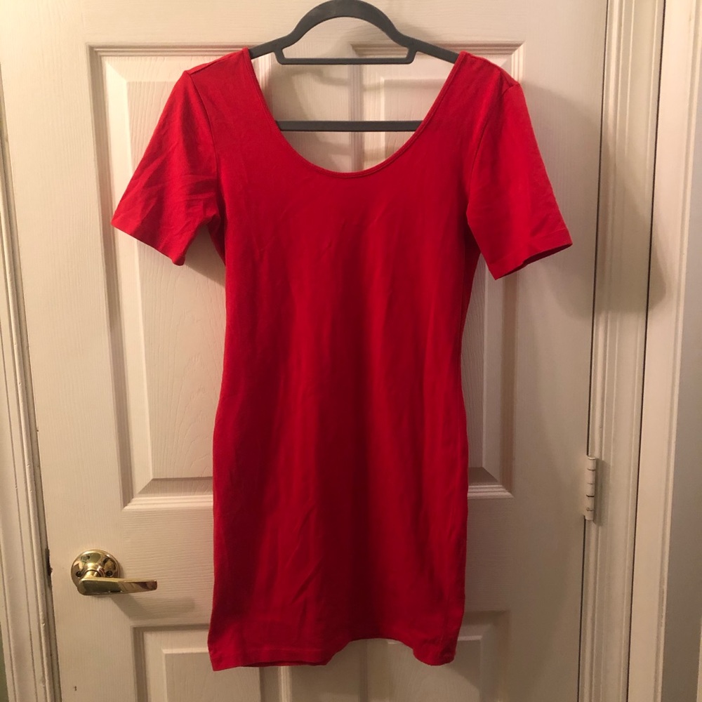 Red body con Forever 21 medium dress